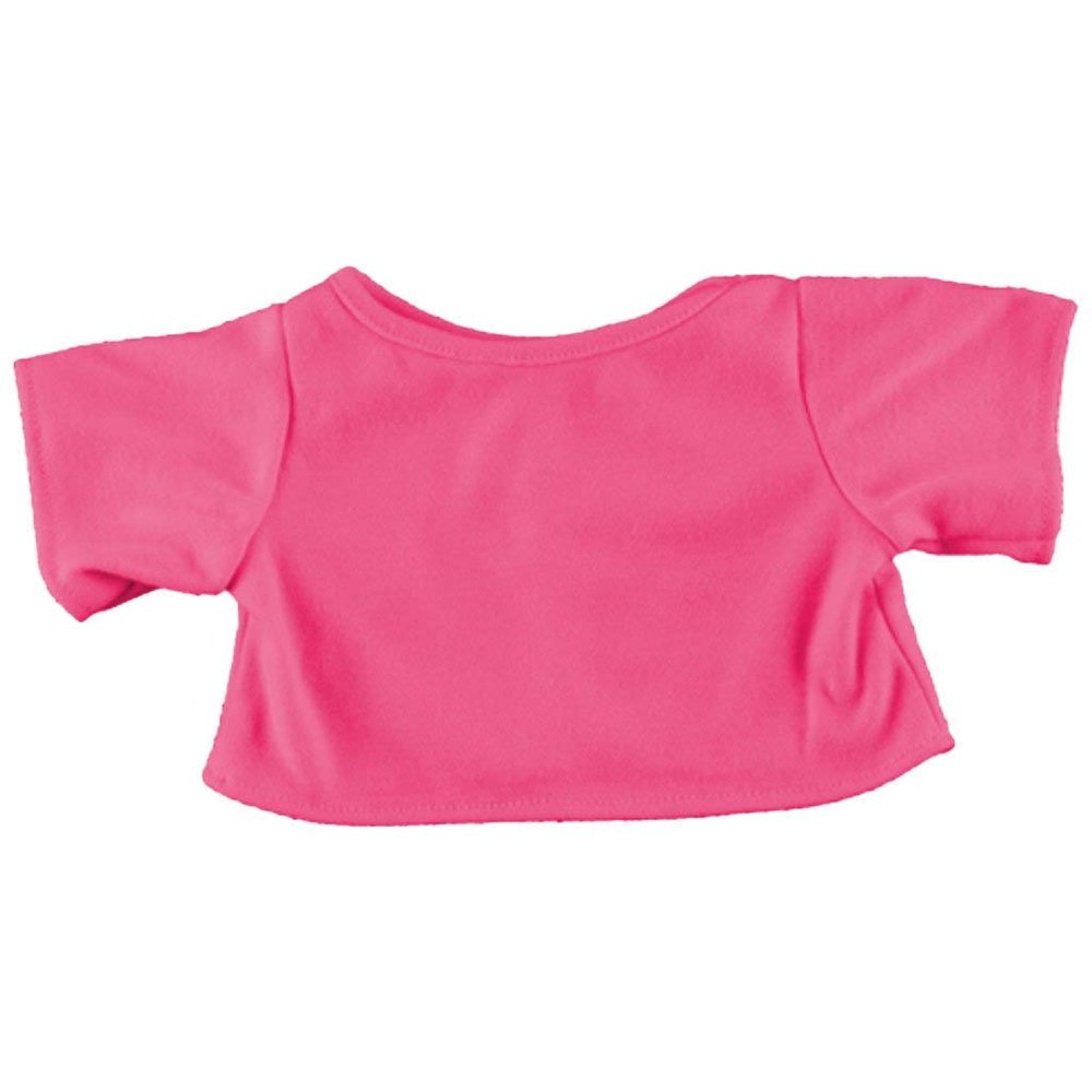 BYO-BFF Stuffed Animals Plush Toy Outfit Bright Pink T-Shirt 16