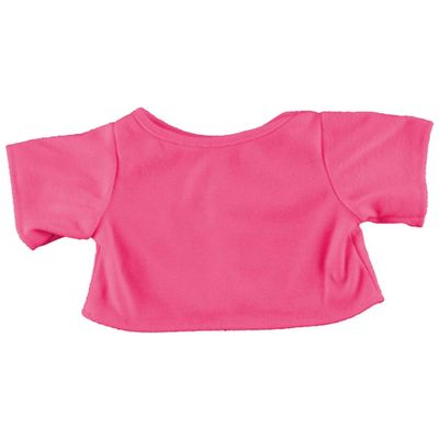 BYO-BFF Stuffed Animals Plush Toy Outfit Bright Pink T-Shirt 8