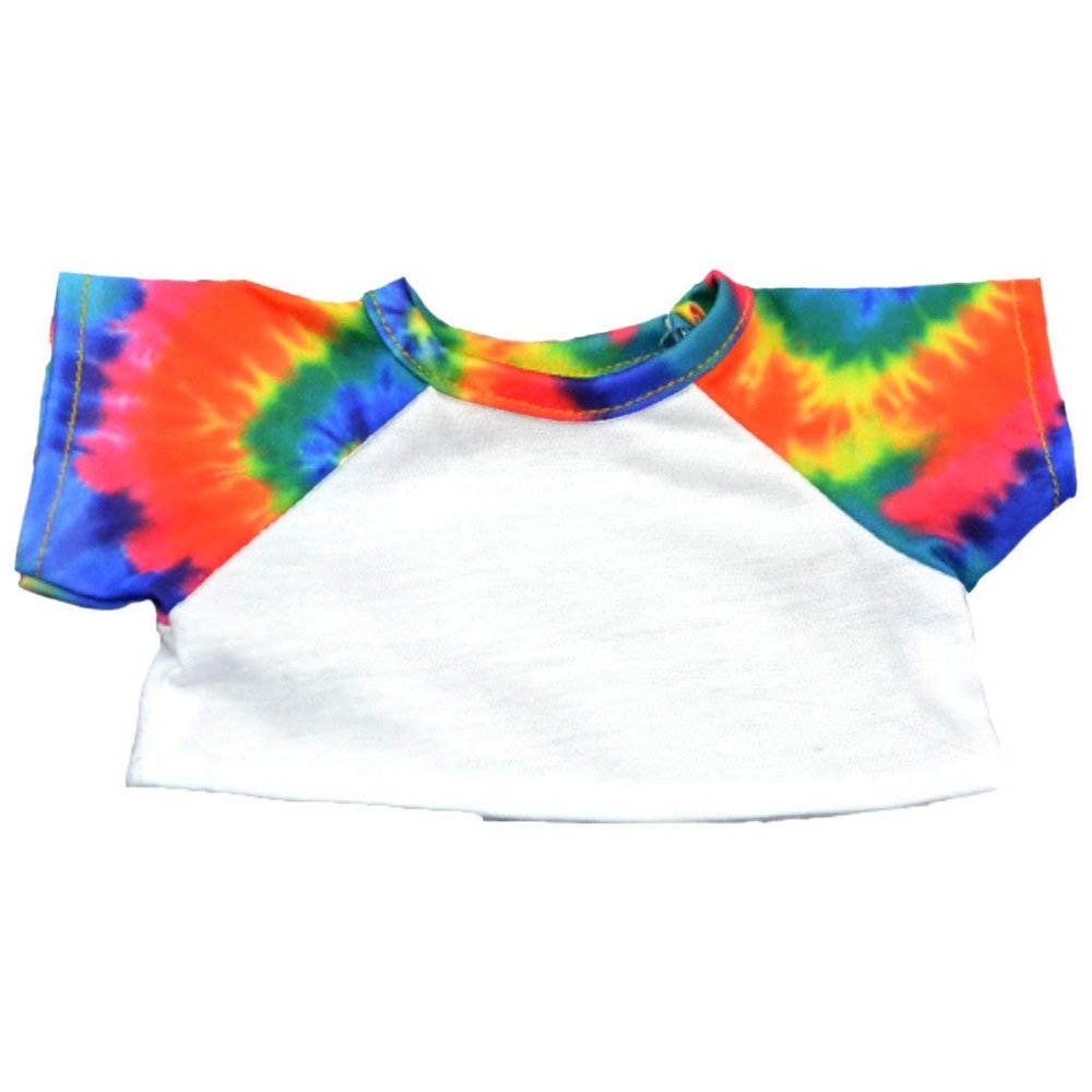 Stuffed Animals Plush Toy Outfit Tie Dye Specialtee Shirt 16