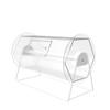FixtureDisplays Raffle Drum Poker Raffle Drum Ticket Drawing Tumbler Casino Ballot Box Lottery Games Bingo, Holds 120 Ping Pong Balls, 16"w x 12"h x 9"d. Drum Size: 9" Diameter 13029-NF view 1