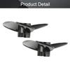Fielect 2 Pairs 3 Blades CW/CCW Propeller for Ship Model Rc Boat Propeller Black Plastic Propeller, 28mm Diameter, 3mm Hole Dia view 4