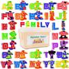 26 Pieces Alphabet Robots for Kids Alphabet Learning Toys, Alphabots Transform Letters for Educational ABC Learning Toys for Kids Ages 3-5, Carnival Prizes, Classroom Rewards, Toddler Birthday Gift view 1