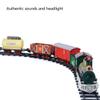ECCRIS Toy Train Set Railway Track Around The Christmas Tree with Sounds, Lights view 2