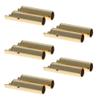 Fielect 4mm Bullets Connector Gold Plated Banana Plugs Female for RC Battery ESC Motor 20.56mm Length 10Pcs view 3