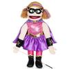 25" Superhero, Peach Girl, Full Body, Ventriloquist Style Puppet view 1