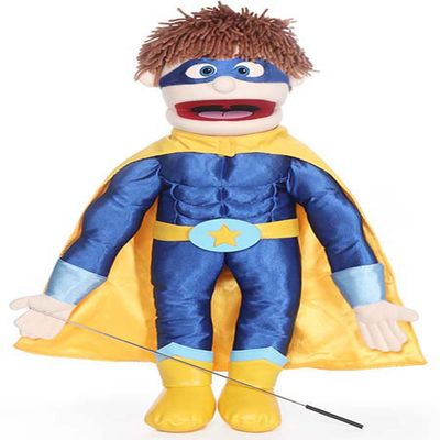 25" Superhero, Peach Boy, Full Body, Ventriloquist Style Puppet