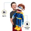 25" Superhero, Peach Boy, Full Body, Ventriloquist Style Puppet view 2