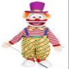 25" Clown w/Hat, Full Body, Ventriloquist Style Puppet view 1