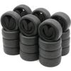 hobbysoul 24pcs RC 1/10 On Road Slick Tire Rubber Tyre with Foam Insert Fit for 1:10 Touring Drift Car Wheel Rim view 1