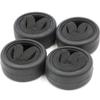 hobbysoul 24pcs RC 1/10 On Road Slick Tire Rubber Tyre with Foam Insert Fit for 1:10 Touring Drift Car Wheel Rim view 3