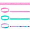 BBTO 30 Pieces Magical Unicorn Silicone Wristbands Animals Parties Bracelets Vibrant Rainbow Wristbands for Magic Unicorn Themed Parties view 2