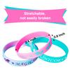 BBTO 30 Pieces Magical Unicorn Silicone Wristbands Animals Parties Bracelets Vibrant Rainbow Wristbands for Magic Unicorn Themed Parties view 3