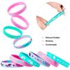 BBTO 30 Pieces Magical Unicorn Silicone Wristbands Animals Parties Bracelets Vibrant Rainbow Wristbands for Magic Unicorn Themed Parties view 4