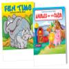 ZOCO Products  50 Pack Coloring Books in Bulk (25 Pack of Fun Time & 25 Pack of Farm Animals)  Party Favors  Games, Puzzles, Activities for Kids view 1