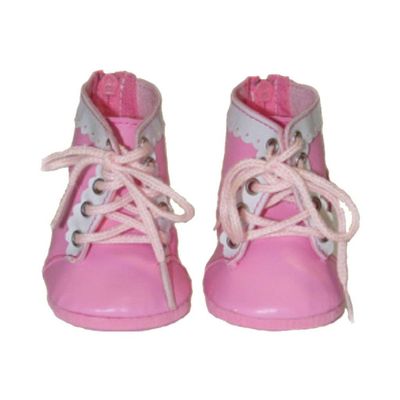 BYO-BFF Stuffed Animals Plush Toy Outfit (Footwear) Pink Straps Boots 8