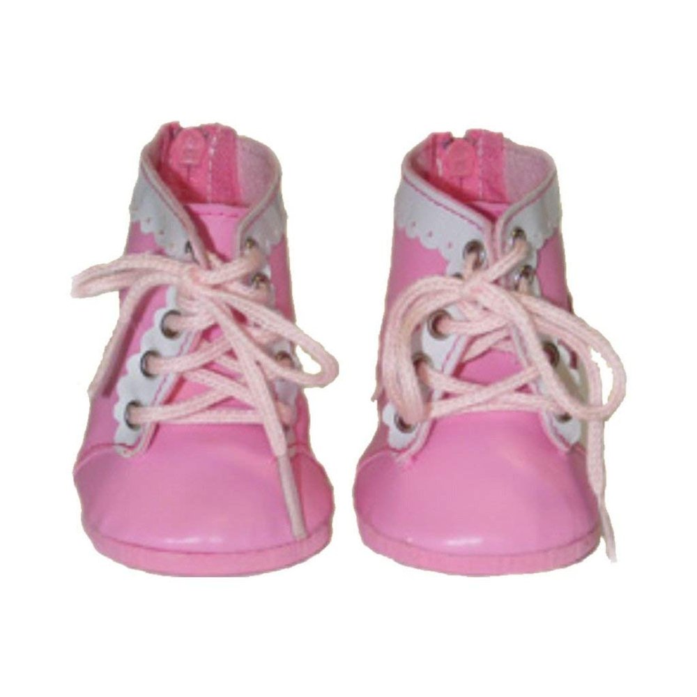 BYO-BFF Stuffed Animals Plush Toy Outfit (Footwear) Pink Straps Boots 8