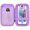 co2CREA Hard Case Replacement for VTech KidiBuzz 3 / KidiBuzz G2 Kids Electronics Smart Device KidiConnect (Black Case + Inside Purple) view 1