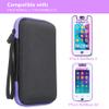co2CREA Hard Case Replacement for VTech KidiBuzz 3 / KidiBuzz G2 Kids Electronics Smart Device KidiConnect (Black Case + Inside Purple) view 2