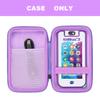 co2CREA Hard Case Replacement for VTech KidiBuzz 3 / KidiBuzz G2 Kids Electronics Smart Device KidiConnect (Black Case + Inside Purple) view 3