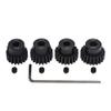 4pcs 32p Pinion Gear 5mm Set Hardened 18t 19t 20t 21t 32 Pitch Gears RC Upgrade Part with Screwdriver view 1