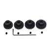 4pcs Mod 1 Pinion Gear 5mm Set Hardened 19T 20T 21T 22T M1 Pitch Gears RC Upgrade Part with Screwdriver view 2