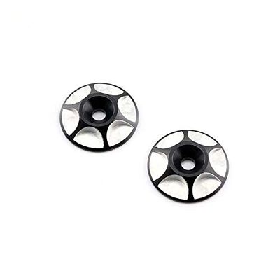 HobbyStar Wing Buttons, Black, 1/10 RC Buggy, Set of 2