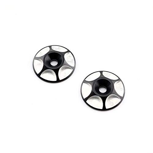 HobbyStar Wing Buttons, Black, 1/10 RC Buggy, Set of 2