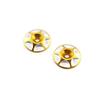 HobbyStar Wing Buttons, Gold, 1/10 RC Buggy, Set of 2 view 1