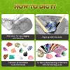 12 Natural Rock & Mineral Dig Kit - Educational STEM Toy for Kids, Mining Gemstones, Rocks, and Minerals  Party Favors for Boys & Girls view 4