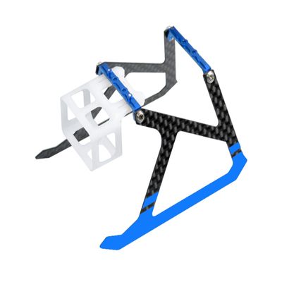 Microheli Aluminum/Carbon Fiber Landing Gear (Blue) - Blade MCPX BL2