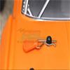 Body Clips + Silicone Mount For 1/5 To 1/8 RC Cars - 6Pc Set Green view 3