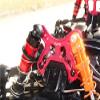 1/8 Typhon 6S BLX Upgrade Parts Aluminum Front Shock Tower - 1Pc Set Green view 3