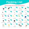 ELECFREAKS microbit Starter Kit 24 Accessories Micro:bit Basic Coding Electronics Kit, microbit Makecode Learning Kit with Guidance Manual (Without Micro: bit) view 2