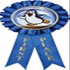 Holiday Prizes, 1st Place Penguin Holiday Award Ribbon Prize, 10 Pack Prime view 1