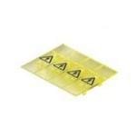 04.343.4756.8, Connector Accessories Cover Strip with Warning Symbol (10 Items)