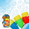 JA-RU Mini Handheld Bubble Blower with Non Toxic Bubble Solution | Touchable Bubbles for Kids | Stress Relief Fidget Toy | Bubble Party Favors for Kids (1 Pack) 1508-1A view 4