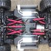 GPM For Traxxas TRX-6 Merc-Benz G63 (88096-4) Aluminum Adjustable Upper & Lower Suspension Links - 11Pc Set Silver view 2