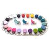 21 Enamel Metal Round Pacifier Clips/Garment Suspender Clips Baby Pacifier Clips for Making DIY Craft Supplies for Dummy Soother Bib Holder Clip view 4