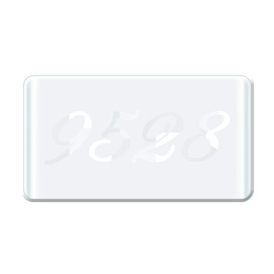 BearHoHo Escape Room Props Acrylic Magic Transparent Cards for Real Life Puzzle Game Pile Four Cards Up to Get Clues Player Adventure