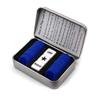 Befantasway Right Left Center Dice Game Set with 3 Dices& 36 Chips - Blue view 1
