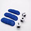 Befantasway Right Left Center Dice Game Set with 3 Dices& 36 Chips - Blue view 4