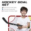 Winnwell Mini Hockey Goal Set - Indoor Hockey Training Equipment - Includes 2 Mini Sticks, 1 Ball, 1 Net Goal & Shooting Target view 2