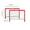 Winnwell Double Mini Hockey Set - Indoor & Outdoor Hockey Training Equipment - 2 Nets, 2 Sticks, 1 Eva Ball & Shooting Target view 3