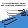 Dilwe RC Connecting Rod Set Spare Parts Compatible with V977 V966 XK K110 Aircraft Accessory view 4