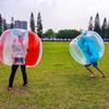 2 Pack Inflatable Bumper Balls for Adults (4ft/1.2m) Giant Sumo Balls Body Bumpers Balls Buddy Zorb Ball Outdoor Toys for Kids Yard Human Bubble Ball Hamster Ball(Red+Blue, 48inch) view 2
