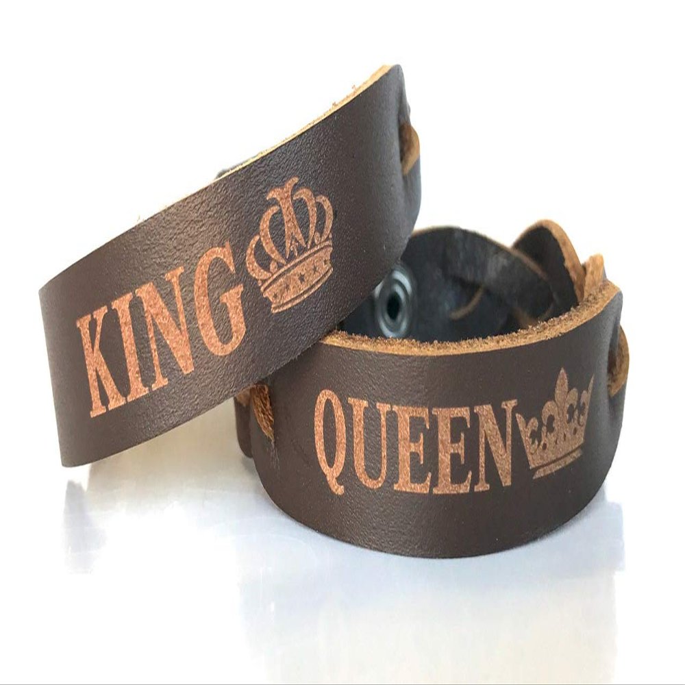Southern Sisters King and Queen Bracelets Leather
