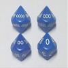 Blue Random Number Generator d10 Dice Set (Single, TENS, Hundreds, Thousands) view 1