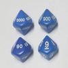 Blue Random Number Generator d10 Dice Set (Single, TENS, Hundreds, Thousands) view 2