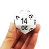 Bescon Jumbo D20 38MM, Big Size 20 Sides Dice Solid White, Big 20 Faces Cube 1.5 inch view 1