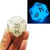 Bescon Jumbo Glowing D20 38MM, Big Size 20 Sides Dice Iced Blue Glow in Dark, Big 20 Faces Cube 1.5 inch view 3